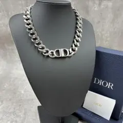 【未使用保管品】 ディオール 現行 チェーンリンク ネックレス CD アイコン