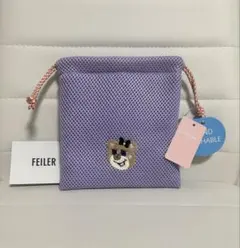 FEILER 新作フェイラー オールドテディガール巾着