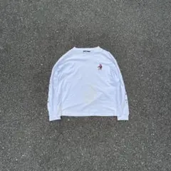 ロンT ホワイト 白 ciaopanic レイヤード ロゴ かわいい y2k