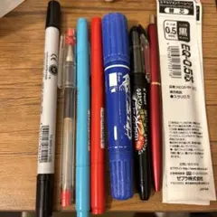 多色ボールペン・マーカーセット 0.5mm