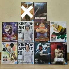 5作品バラエティーフィギュアまとめ売り(9体セット)