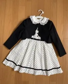 【美品】CHOPIN deux ボレロ&ワンピース セット★サイズ120