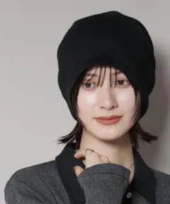 【美品】La Maison de Lyllis BOXKNIT　ビーニー　ニット