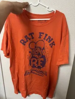 ラットフィンク Tシャツ L オレンジ 両面プリントのサムネイル