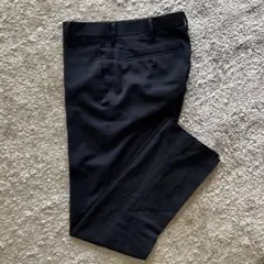 ユニクロ　感動パンツ（ウールライク）　ネイビー　ウエスト73 レングス76
