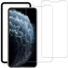 未使用⭐ iphone xs ガラス保護フィルム 2 枚 ガラスフィルム