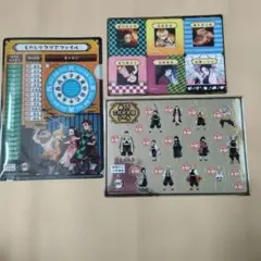 進研ゼミ小学講座付録　鬼滅の刃 クリアファイル＆シール&クリップセット