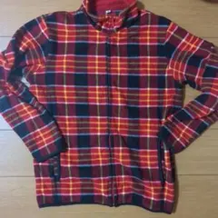 UNIQLO フリース Mサイズ チェック柄