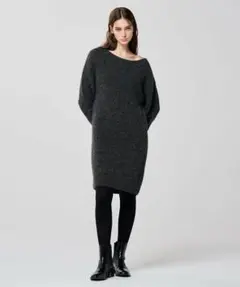 Whim Gazette(ウィム ガゼット) ラクーンニットワンピース