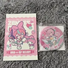 ゼンレスゾーンゼロ アリア マイメロディ 缶バッジ　ポストカード GIGO限定