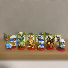 ポケットモンスター　旅立ちの3匹　チョコエッグ　フィギュア　6個セット
