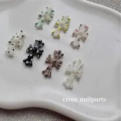 クロムネイル ネイルパーツ 十字架 3Dパーツ