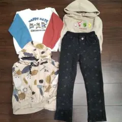 キッズ衣類まとめ売り120サイズ パーカー・トレーナー・ズボン 子供服