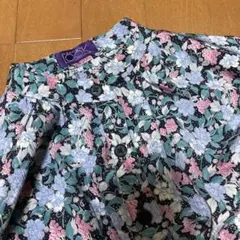昭和レトロ　レナウンルック　小花柄　ワンピース　９号のサムネイル