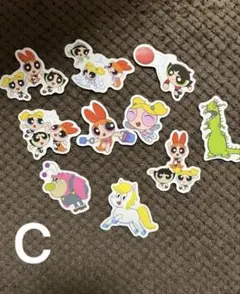 パワーパフガールズ　ステッカー　シール　10枚セット　新品未使用　C