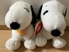 SNOOPY スヌーピー 大きめ ぬいぐるみ 2個セット