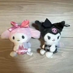 サンリオ　カラフルハートエンジェルマスコット　マイメロディ&クロミ　セット