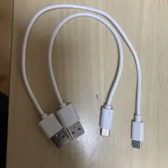 USBケーブル（Type-A to Type-C）2本