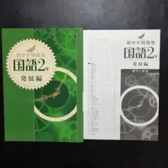 【2025最新版】新品　新中学問題集　国語2年　発展編　解答付