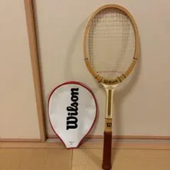 Wilson ウイルソン クラブチャンピオン 木製テニスラケット カバー付きのサムネイル