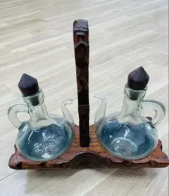 ビンテージ オイル＆ビネガーボトル陶器 - メルカリ