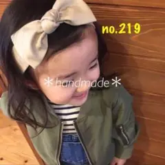＊handmade＊no.219 ターバン　ヘアバンド