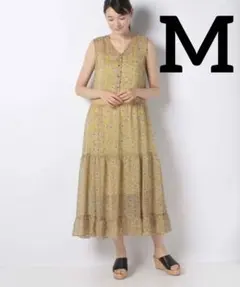 レトロフラワーＡラインノースリワンピース