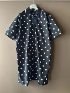 FRED PERRY Bowling Shirt Dress ブラック - メルカリ