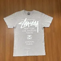 STUSSY ステューシー ロゴTシャツ Sサイズ グレー 半袖のサムネイル