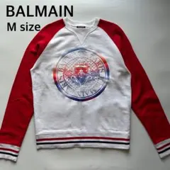 バルマン　パーカー　刺繍　グラデーション　赤のサムネイル