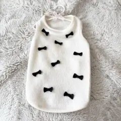 リボン ニット 犬服