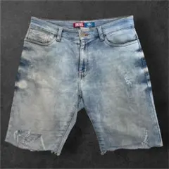 激レア 00s archive DIESEL×adidasクラッシュデニム 34 - メルカリ