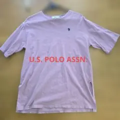 U.S. POLO ASSN. 薄紫 M 半袖Tシャツ