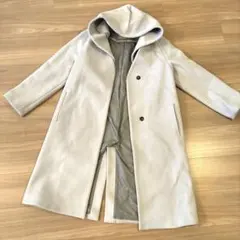 【美品】DES PRES デプレ　カシミア混　フーテッドコート　フード付のサムネイル