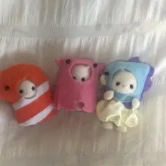 シルバニアファミリー 赤ちゃん 着ぐるみ 3体セットのサムネイル