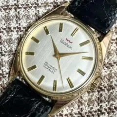 ウォルサム ロールマチック【稼働/超希少65石】自動巻き クロコベルト ゴールドのサムネイル