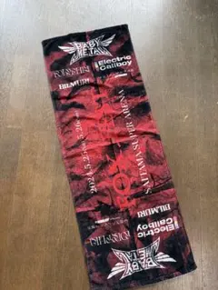 BABYMETAL Fox Festタオル 赤黒デザイン