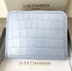 新品 J&M DAVIDSON ニつ折財布 ジェイ&エム デヴィッドソン レザーのサムネイル