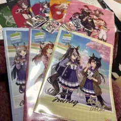 ウマ娘 プリティーダービー クリアファイル 8枚セット ピンバッジ3個