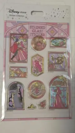 Disney store ステンドグラス風シール 眠れる森の美女のサムネイル