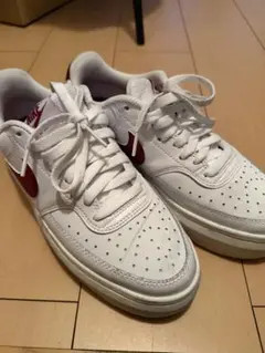 Nike Air Force 1 ホワイト/レッド スニーカー