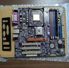 ECS P4M800PRO-M478 Socket 478 CPU メモリ付き