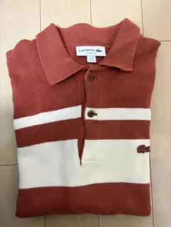 LACOSTE ラコステ ボーダー ポロシャツ ニット