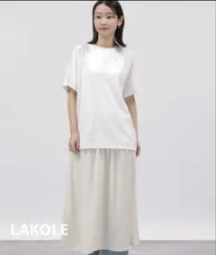 美品　LAKOLE Tシャツワンピース　Mのサムネイル