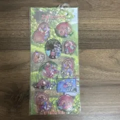 こびとづかん カプセルシール シール シャカシャカ キラキラ カクレモモジリ