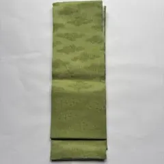 重ね襟　若草色　金色