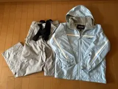 ellesse 水色ジャケットとパンツセット Mサイズ