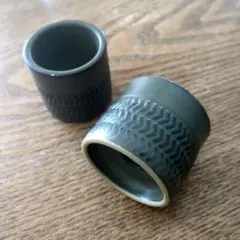レア！！DENBY　イギリスビンテージ　エッグスタンド　２個セットのサムネイル