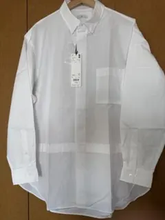 UNIQLO+J スーピマコットンオーバーサイズシャツ ホワイトLサイズ