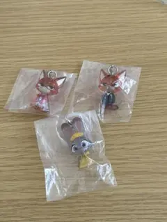 ズートピア2 めじるしアクセサリー ニックA.B、ジュディBの3点